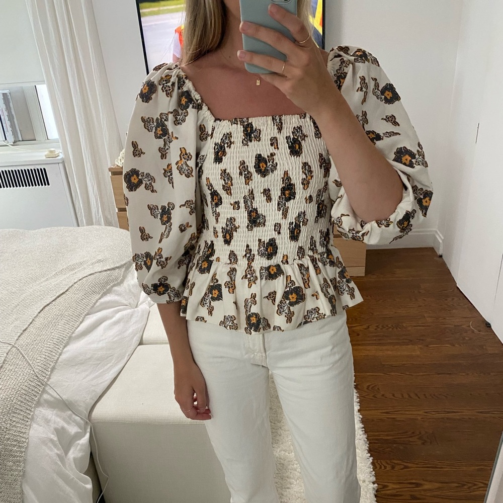 Tanya Taylor smocked top